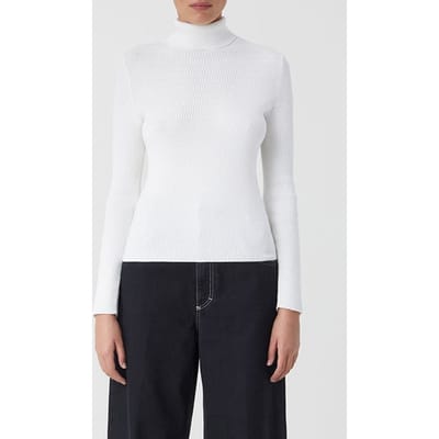Closed Turtle Neck Long Sleeve Ivory Größe: S | Strickpullover Outlet | Damen | Weiß