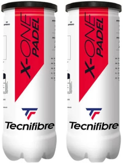 Tecnifibre X-One Padelballen 6 Ballen - Padelballen - Padelballen met XD Core