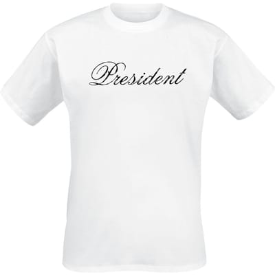 President T-shirt - King Of Terrors - S tot XXL - voor Mannen - wit
