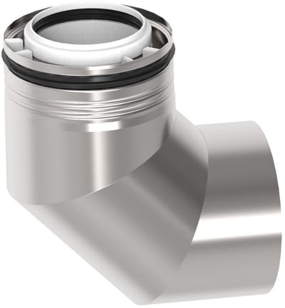 BRÖTJE Bocht K80 KB87 VA, 87Grd, konz., DN 80/125, PP/VA, 7810235