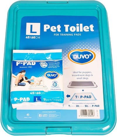 duvo+ - dierentoilet honden - xl - + 7 ppads 60x60 cm
