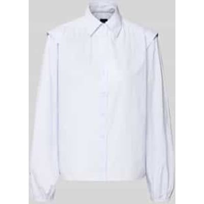Regular fit blouse met lange mouwen van puur katoen model 'C_BOSALLY'