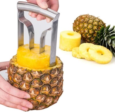 Geavanceerde Ananas Snijder met Verstevigde Blad, Ideaal voor Fruit Snijden en Keuken Gereedschap