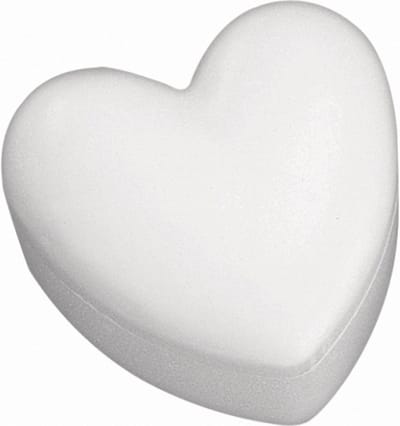 Rayher Hobby Piepschuim hartjes doosje - 15 x 15 cm - Hobby knutselen materialen - met deksel