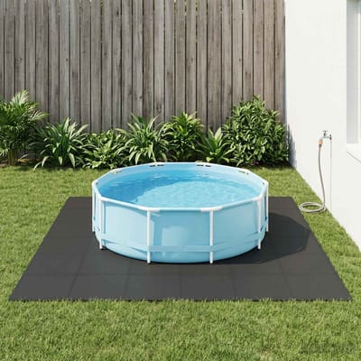 vidaXL - Zwemgrondmat - 40 - st - Zwart - 14,4 - m² - EVA - Schuim