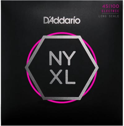 D'Addario NYXL45100 Nickel-Plated Bassnaren (45-100) Regular Light