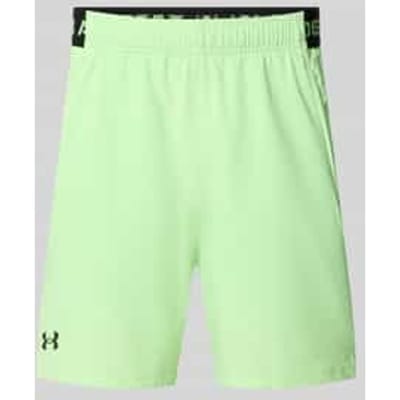 Short met elastische band en logo