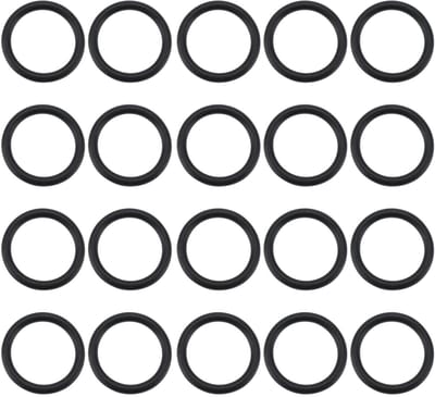 Dailygoods- O-ring 50 Stuks - Afdichting Waterpomp - Rubber - Compatibel met AL-KO/Colapz/Dometic - Buitendiameter 17 mm - Lekvrije Afdichting