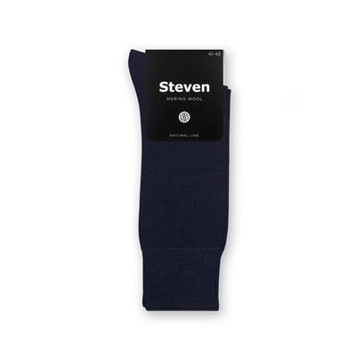 Steven - Heren 1 Paar Originele Merino Wol Sokken voor de Winter - Marine