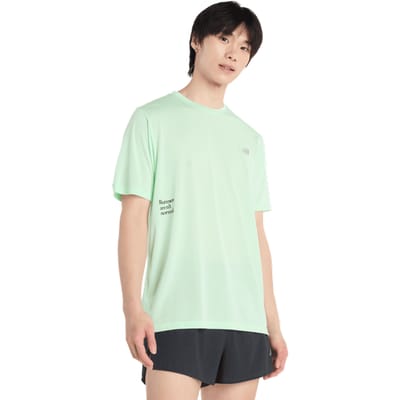 New Balance Athletics Graphic T-shirt T-shirts Heren - Groen - Maat L - Poly Jersey