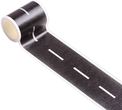 Zwarte Lijm Tape voor Creatieve Projecten, Ideaal voor Ambachten, Binnen en Buiten Gebruik, Verwijderbaar en Duurzaam