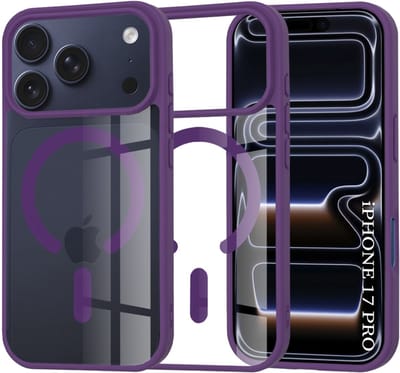 Techsuit MagSafe Pro - Hoesje - iPhone 17 Pro - Paars - MagSafe
