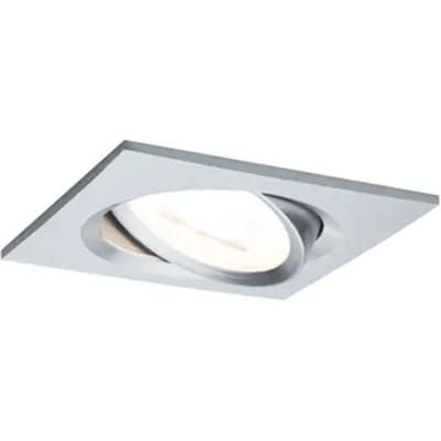 Paulmann Inbouwspot Led Nova Vierkant Kantelbaar Aluminium 51mm Gu10 6,5w