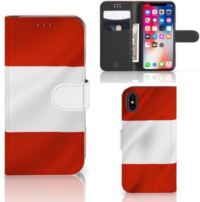 Boekhoesje voor Apple iPhone X | Xs Bookstyle Case Oostenrijk