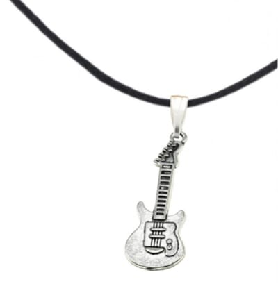 Ketting gitaar zilverkleur - Charme Bijoux
