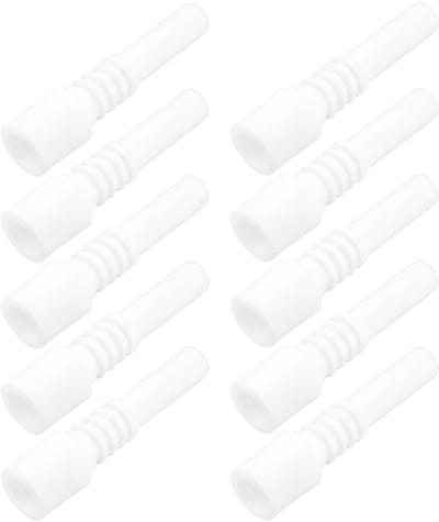 Dailygoods- Keramische Nozzles 10 Stuks - Slijtvaste Spuitmonden - 40,4x9,6mm - Voor Handzandstraalmachines - Efficiënt en Nauwkeurig Stralen - Zandstraalmond