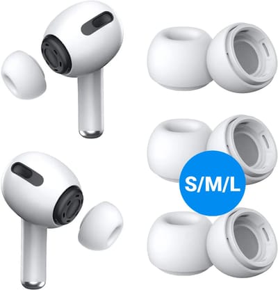 3 Pack Siliconen Small / Medium / Large (S/M/L) Dopjes Oordopjes Vervanging Tips Geschikt voor AirPods Pro (1e & 2e Generatie)
