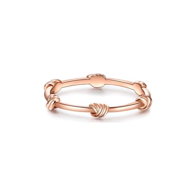 Gems München Dames Dames ring 925 sterling zilver 52 Roségoud 32019739