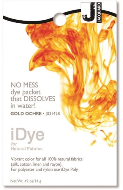 Jacquard iDye Natural textielverf - Gele Oker voor natuurlijke stoffen