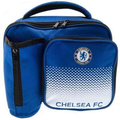 Sac à lunch officiel Chelsea FC Design Dégradé de Football One Size blanc/bleu