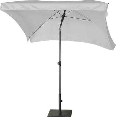 Aruba - 200x130cm - Lichtgrijs - Volant - Kantelbaar - Verstelbare hoogte - Push-up systeem