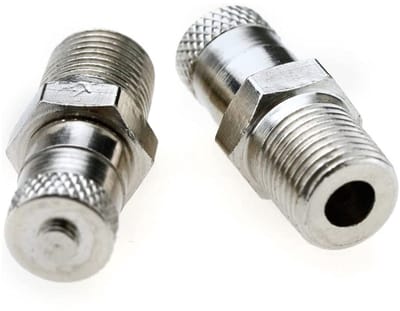 Dailygoods - Tank Ventiel - 1/8 inch BSP - 500 PSI - Voor Compressor - Schrader Ventiel - Geschikt voor Auto - Compact formaat
