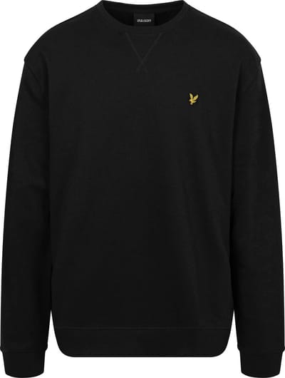 Lyle & Scott Plussize Sweater Zwart - Maat XXL - Heren - Sweaters