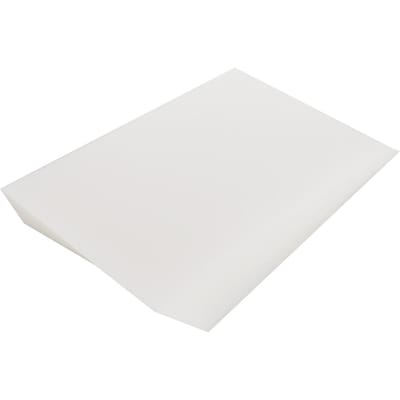 100 pièces Film de couverture de reliure Loisirs créatifs Fournitures de bureau Transparent Plat Surface anti-rayures white