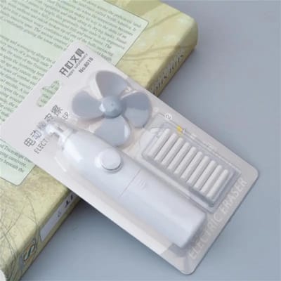 Nivard Elektrische Gum - Doezelaar - Electrische - Electric Eraser - Wit