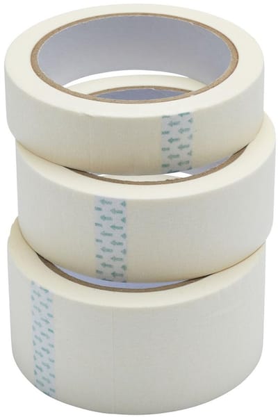 Plakband voor verven, schilderstape voor scherpe verflijnen, decoratietape, schildersafplakband, verftape 19 mm brede afplakband, plakband