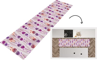 Keukenloper - Loper keuken - Tulpen - Bloemen - Patroon - 200x50 cm - Keukenloper vinyl