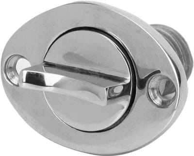 Dailygoods- Drain Plug Ovaal - 316 Roestvrij Staal - Roestbestendig - Duurzaam - Compact Ontwerp - Hoge Hardheid - Bootplug
