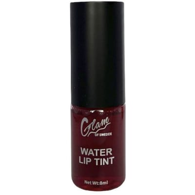 Glam of Sweden - Water Lip Tint - Berry - Tint Bordeauxrood: van koel roze tot donker bordeauxrood - 1 Flesje met applicator en 8 ml inhoud