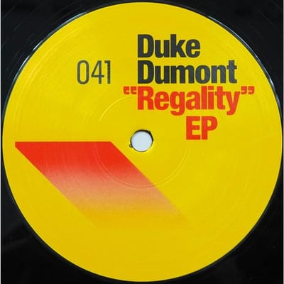 12 inch Plaat DUKE DUMONT - Regality EP TURBO041 Turbo 2007 Canada Dance & Electronica Gebruikt red