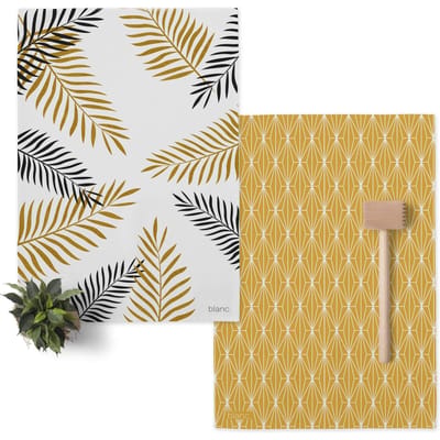 Set van 2 theedoeken Foliage | Blanc