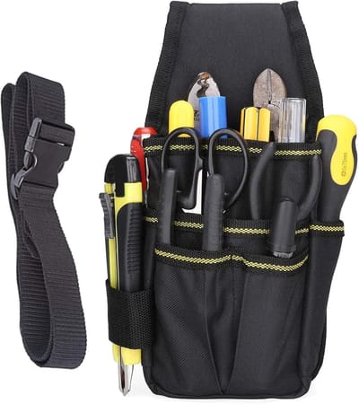 Gereedschapstas - Zwart - 120 cm - Multifunctionele riemtas met Verstelbare Band - Voor Ambachtslieden