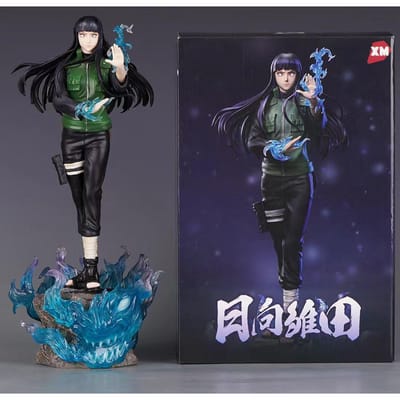 34cm Anime Naruto Hyuga Hinata Actiemodel Gevecht Reuzen Golven GK Model Standbeeld Verzamelsieraden Beeldje Speelgoed Cadeaus