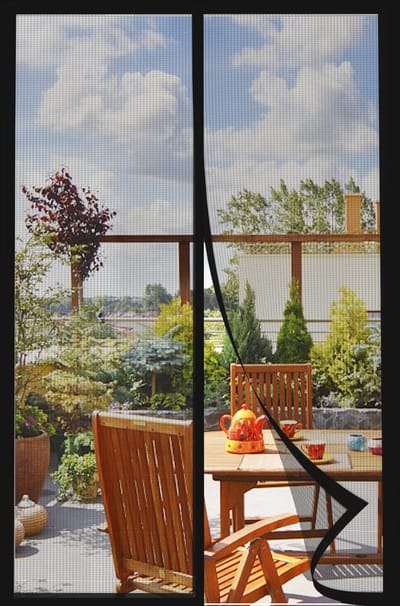 Unyqoos® Magnetisch Vliegengordijn voor Balkondeuren met Eenvoudige Montage en Insectenbescherming 90 x 220