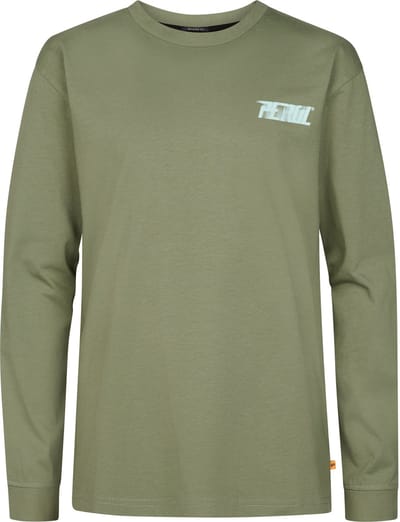 Petrol Industries - Jongens Jersey T-shirt met grafische print Palmera - Groen - Maat 104