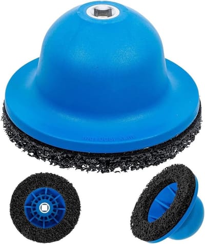 Revolutionaire Schijf voor Wielen, Reinigingsschijven, Accessoire voor Bandenwissel en Velgenreiniging, Grof Slijpschijf, 150 mm Siliciumcarbide, Perfect voor Auto's en Motoren