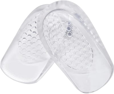 Orthopedische hiel zooltjes - Inlegzolen - Anti hielpijn en hielspoor - Gelzooltjes - Ondersteuning - Soft gel zolen - Maat 37-44 - Transparant - 1 paar - Jonyx