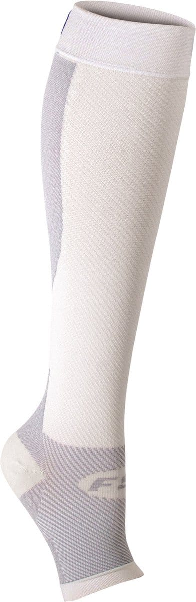 OS1st FS6+ Performance compressiekousen maat S (33-36) - wit - verlicht fasciitis plantaris/hielspoor - shin splints - been krampen - achilles tendinitis - vermindert pijn en zwelling - verbetert de bloedsomloop