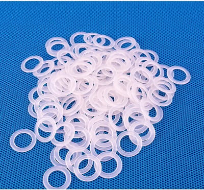329004 plastic ringen transparant 10 mm gat 15mm buitenkant - 10 stuks - 10 x ring - gordijnringen - gordijn ringetjes