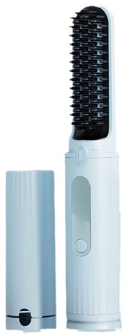 Draadloze Stijlborstel - Keramisch - Stijlborstel - 3 Temperatuurinstellingen - Stijlkam - Draagbare verwarmde borstel - Brush - Elektrische Haarborstel - Stijltang - Krullen -Oplaadbaar - Geschikt voor alle haartypen