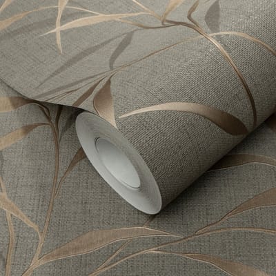 Erismann Vinylbehang 1052811.0 - Fashion for walls 5 - Botanisch Taupe - 53cm x 10.05m