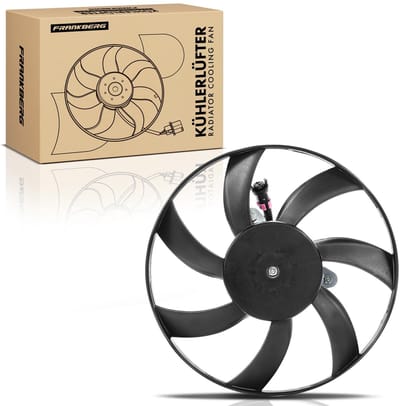 Frankberg 1x Motorradiator enkele ventilator