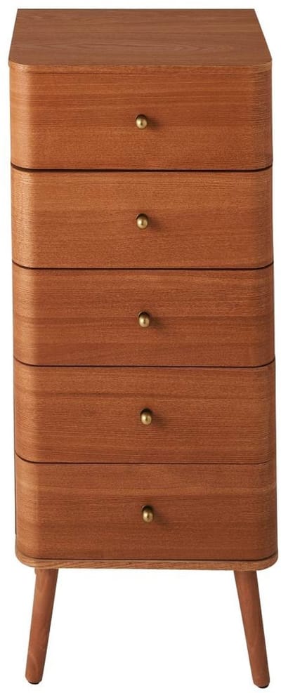CALICOSY - Ladekast met 5 lades en fronten met afgeronde randen, H100 cm - KARL