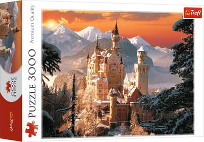 Trefl Neuschwanstein Kasteel Bavaria in de winter - 3000 stukjes