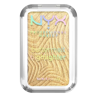 NYX Professional Make Up Buttermelt Highlighter - Blijft tot 12u zitten - Verrijkt met mango-, amandel- en sheaboter - Butta Than Gold - 5gr