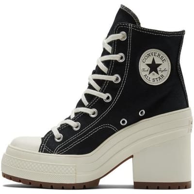 Converse Chuck 70 De Luxe Heel High Zwart Egret Unisex Sneakers A05347C 39.5 black